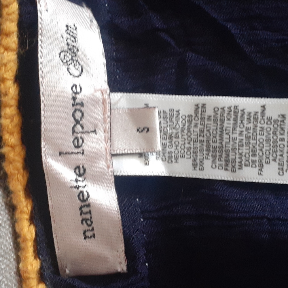 Nanette Lepore blue pullover tunic top size s - Picture 9 of 13